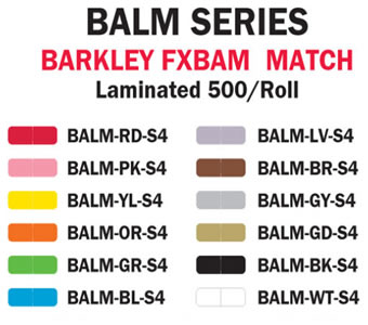 Barkley match labels set.