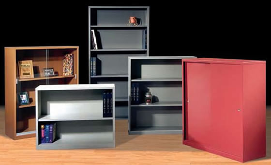 Durable double wall construction with adjustable shelves.