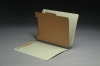 Type II Pressboard Classification Folders, Full Cut End Tab, Letter Size, 1 Divider (Box of 15)