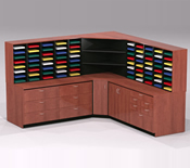 New line of custom office organizers and mail sorting stations. Our sorter models can be designed for a single organizer, a stand alone mail delivery station or a complete mail center station.