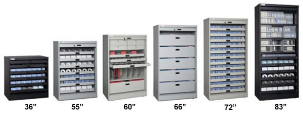 Securely store end tab filing, binders, various media and important documents.