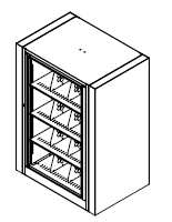 Rotary Cabinet for End Tab Filing.