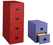 FireKing Signature Series vertical files feature drawers with extra clearance to accept the largest types of documents.