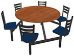 Furniture for Restaurant, Lunchroom, Staff Kitchen, Food Courts and more.