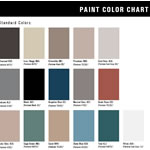 Jeter Standard Paint Color Chart.