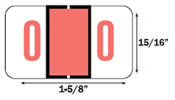 6100 Series TAB Match Numeric Labels.