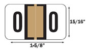 Jeter 7300 Series Numeric Labels.