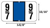 Jeter 7600 Series Numeric Labels.