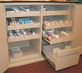 Drug Storage Locker.