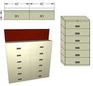 Stak-N-Lok Shelf Filing Cabinet.