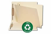 Letter and legal size folders recycled stock.