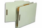 Top Tab Pressboard Classification Folders with Divider.