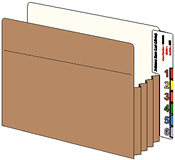 For File Pockets, 2 Labels per page