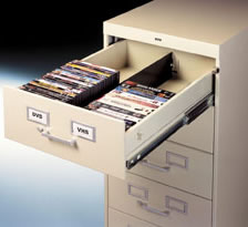 Two compartments per drawer. Come standard with one center partition and two follower blocks.