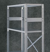ESP shelving comes complete with end plates and back braces.
