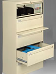 Tennsco Lateral Filing Cabinets.