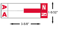 Wrap-around style labels can be read from both sides.