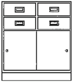 Highline 100 Series Model No. 151 Cabinet.