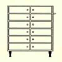 12 Compartment Cash Tray Bus.