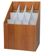 Fiberboard Upright Roll Files.