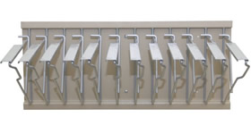 Pivot Wall Rack with Brackets.