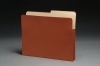Economy 1/2 Cut Top Tab Letter Size Redrope Expansion File Pocket, Paper Gussets.