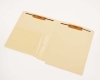 11 pt Manila Folders, Full Cut End Tab, Letter Size, 1/2 Poly Pocket, Fastener Pos #1 & #3.