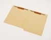 11 pt Manila Folders, Full Cut End Tab, Letter Size, 1/2 Pocket Inside Front, Fastener Pos #5 (Box of 50)