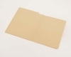 14 pt Manila Folders, Full Cut End Tab, Letter Size, Upside Down Double Pockets Inside Front (Box of 50)