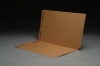 17pt Brown Kraft Legal Size Folders, SFI Compatible, Full Cut End Tab, Fastener Pos #1 & #3