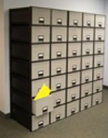 Stackable File Boxes.