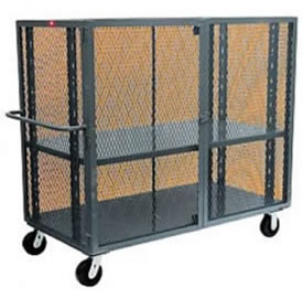 4 Sided Enclosed Security Cage Cart.