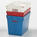 Small Corrugated Plastic Totes.