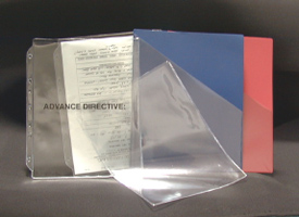 clear vinyl sheet protector
