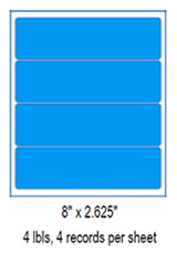 Convert-A-Tab™ w/Block Out Backing, 8" x 2.625".