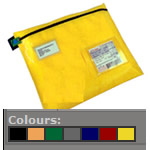 Long Edge Zip Mailing Pouch - lightweight 10 oz PVC nylon.