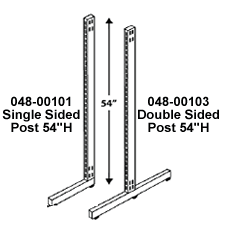 54" High Post.