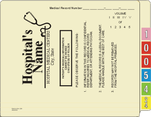 Patient Chart Folders