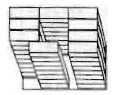 3x2x2x2 - 42" Wide ThinStak Shelving QuadSlider Mobile.