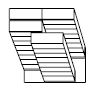 2x1x1 - 48" Wide 4-Post Shelving TriSlider Mobile.