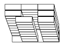 3x2x2 - 48" Wide 4-Post Shelving TriSlider Mobile.