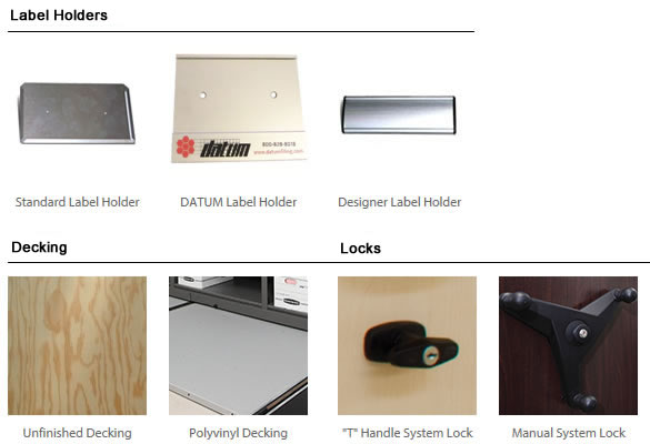 MobileTrak3 Storage System Accessories.