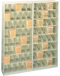 Letter-Size ThinStak® Fully Assembled Shelving Unit.