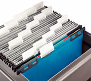Use as a hanging folder.