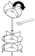 Empire Office Binder Carousel Assembly Instructions (pdf).