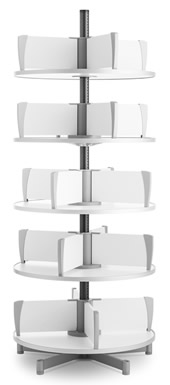 5-Tier Binder Carousel.