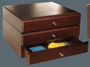 Three Supply Drawers.