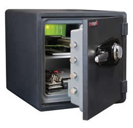 Business Class Fire and Water Resistant Safes.