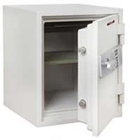 Fire Safes featured all heavy steel construction.