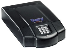 The executive safe itself is easily removed from the mounting plates by anyone with a proper entry code.